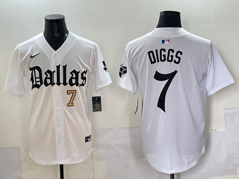 Men Dallas Cowboys #7 Diggs white Nike 2025 NFL Jersey 09->dallas cowboys->NFL Jersey
